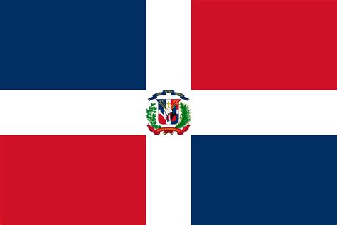 Dominican Republic flag color codes