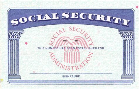 Fake Social Security Card Template | Social security card template, Ssn ...