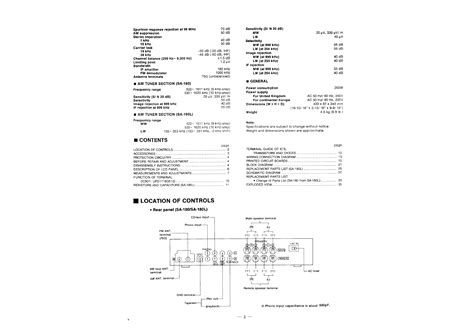 Service Manual for TECHNICS SA180 - Download