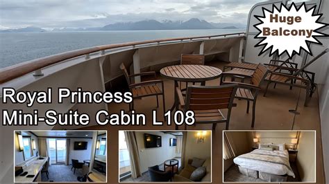 Royal Princess L108 Mini Suite Large Balcony Cabin - YouTube