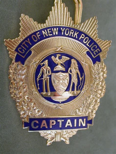 NYPD badges