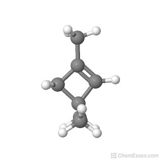 Cyclobutene, 1,3,3-trimethyl- Structure - C7H12 - Over 100 million ...