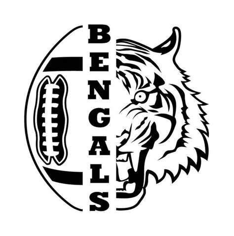 Bengals Football INSTANT DOWNLOAD Bengal vector .eps .dxf | Etsy