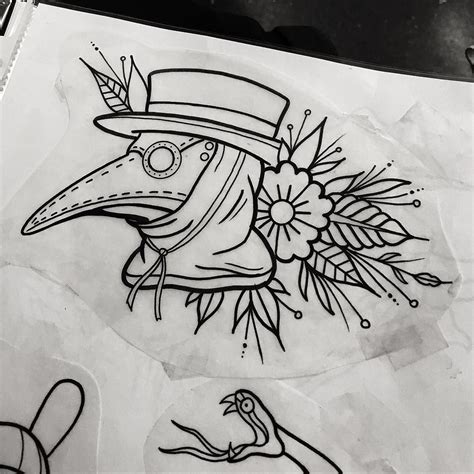 Traditional Tattoo Outline Drawings