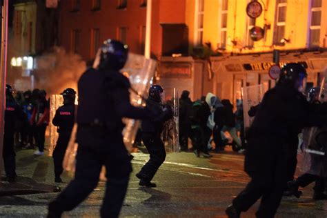 Violent Clashes Break Out in Central Dublin After Knife Attack