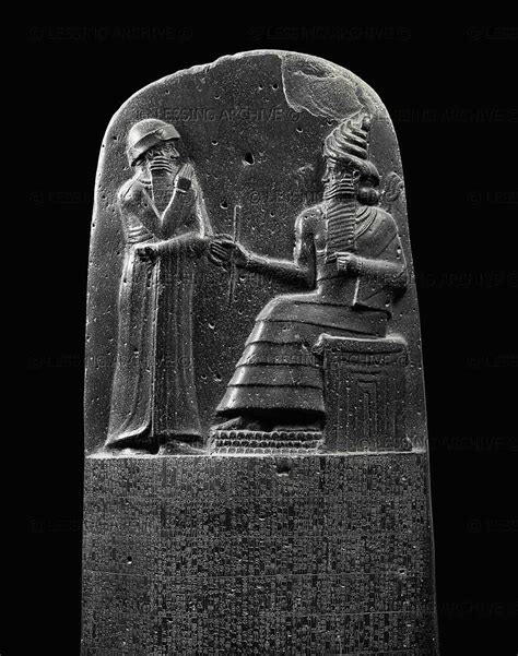 The Code of Hammurabi is a great example of how beards and headdresses ...