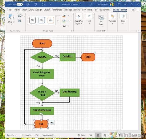 Microsoft Word Process Flow Chart Template