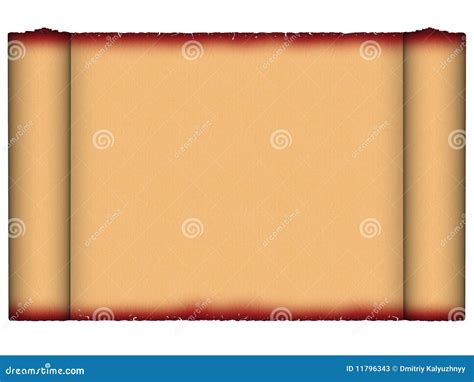 Papyrus. Scrolls. stock illustration. Illustration of letter - 11796343