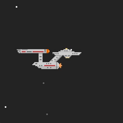 8 bit Star Trek Enterprise | Wallpapers HDV