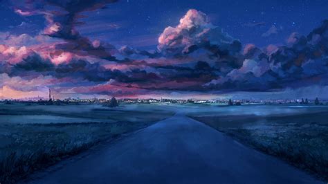 Anime Night Scenery Wallpaper,HD Anime Wallpapers,4k Wallpapers,Images ...