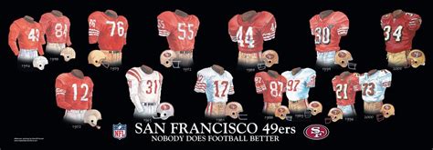 San Francisco 49ers Uniform and Team History | Heritage Uniforms and ...