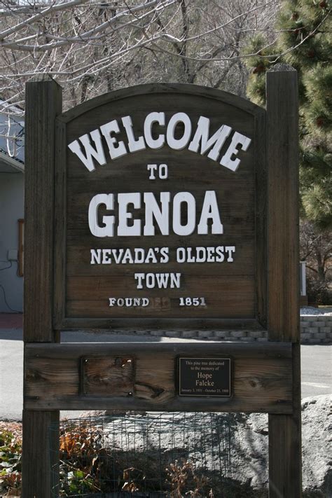 Genoa type. | Genoa nevada, Genoa, Old town