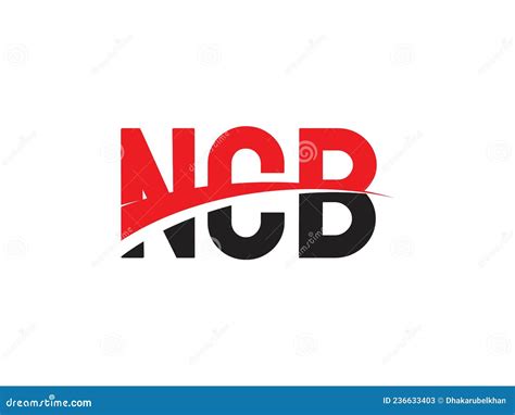 NCB Letter Initial Logo Design Vector Illustration Stock Vector ...