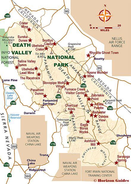 Death Valley National Park Map – Map Of The World