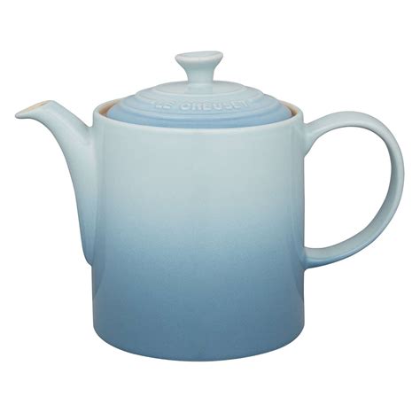 Le Creuset Stoneware Grand Teapot, 1.3L, Coastal Blue | Tea pots, Le ...