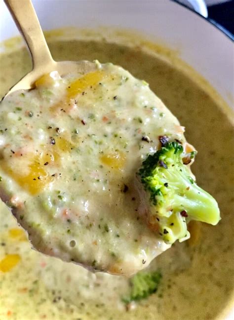 Chicken Broccoli Cheddar Soup - Hungry Happens