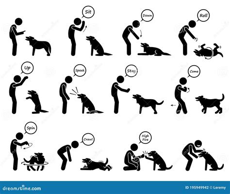 Dog Obedience Hand Signals Chart