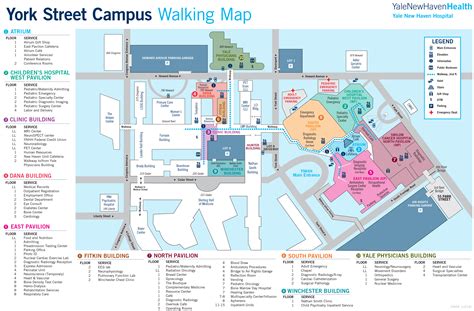 Yale New Haven Hospital Walking Maps