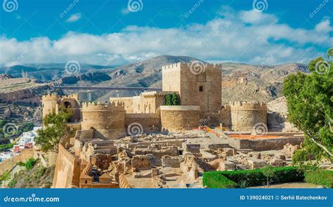 Old Castle Alcazaba Of Almeria Royalty-Free Stock Photo | CartoonDealer ...