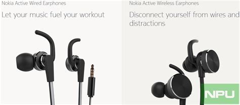 Nokia Active Wireless & Wired Earphones: Price, Specs, Release Date