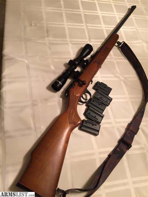 ARMSLIST - For Sale: Marlin .22 WMR w/scope