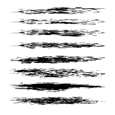 Grunge brushes for illustrator CS.ai Royalty Free Stock SVG Vector and ...