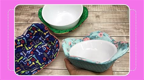 How to Sew a Bowl Cozy with Crafty Gemini - YouTube