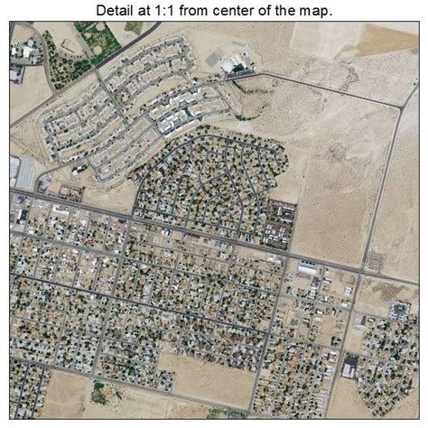 Aerial Photography Map of Ridgecrest, CA California