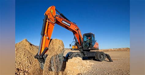 Next-Generation -7 Series Doosan Wheel Excavators Deliver Enhanced ...