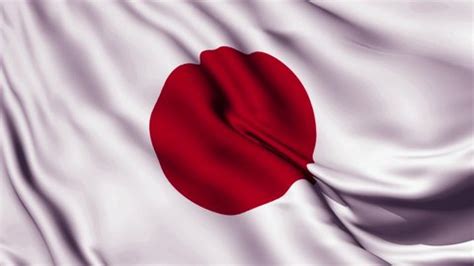 Waving Realistic Animation Japan Flag Stock Footage Video (100% Royalty ...