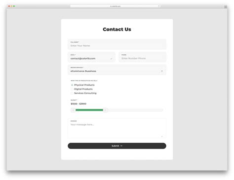 Form Css Template – mosi