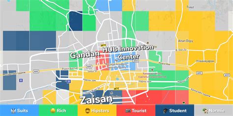 Ulaanbaatar Neighborhood Map