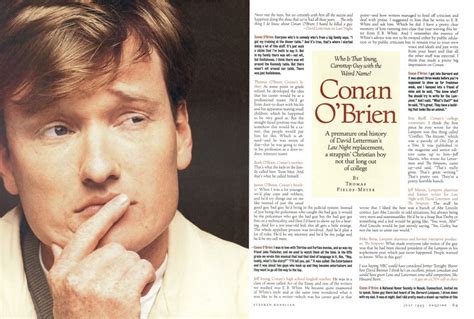 Conan O’Brien: The Oral History | Esquire | JULY 1993