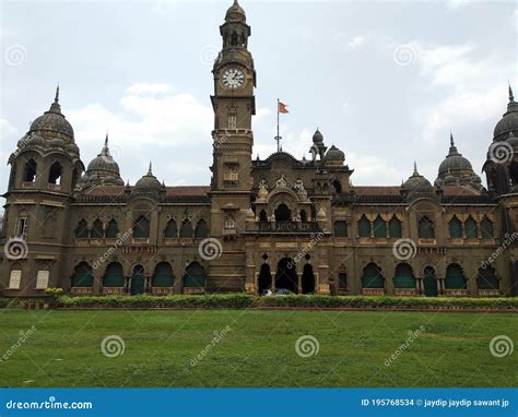 New Palace Kolhapur Front View Stock Photo - Image of castle, cathedral ...