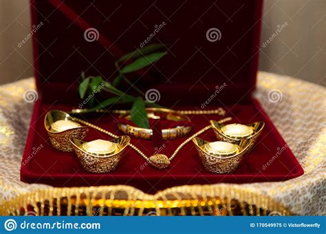 Gold Sycees or Yuanbao Gold Ingot, Symbol of Wealth and Prosperity ...