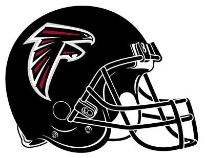 Atlanta Falcons Black Helmet Sticker transparent PNG - StickPNG