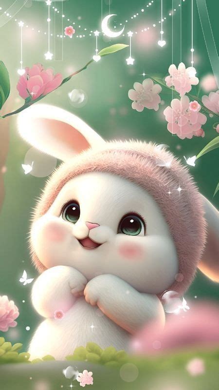 Cute bunny Wallpaper Download | MOONAZ