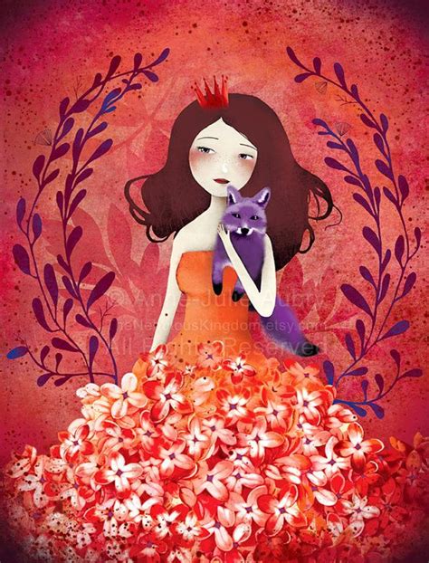 Purple Fox Deluxe Edition Print Whimsical Art - Etsy | Whimsical art ...