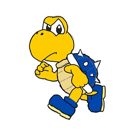 here's a Spiked koopa Idea and I did use some koopa art for the outline ...