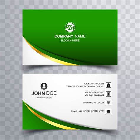 Abstract stylish wave colorful business card template design 258434 ...