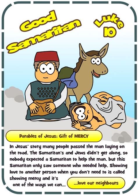 Good Samaritan (Luke 10) | Character Images - Jesus Without Language ...