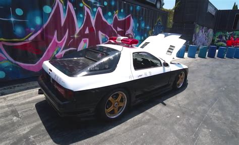 Cop Car-Inspired JDM Mazda RX-7 FC Pulls Some Outlaw Moves at the ...