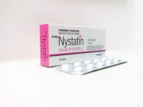 Nystatin Oral Tablets 500,000 I.U Tablets Taj Pharma - Taj Generics ...