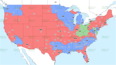 NFL coverage map 2024: TV schedule Week 18