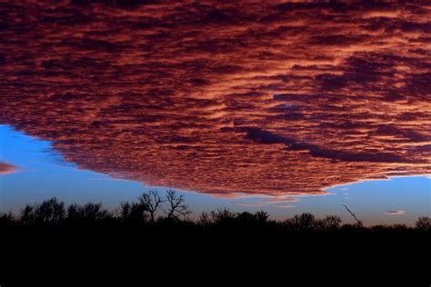 Altocumulus Sunset Photograph by Krista Wimmer - Fine Art America