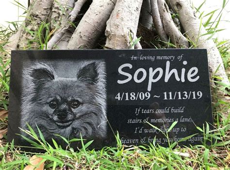 Pet Memorial Stone Pet Memorial Garden Stone Dog Memorial - Etsy