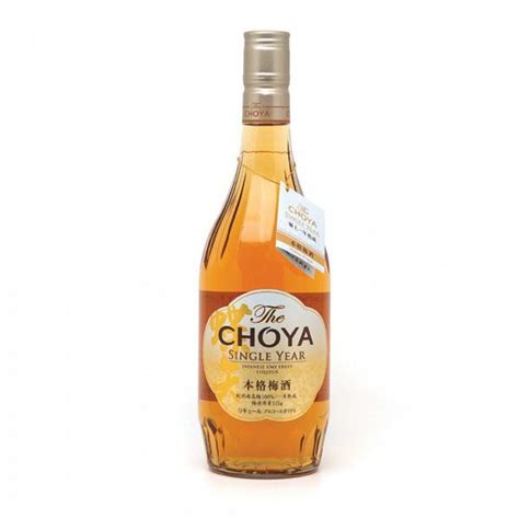 The Choya Single Year Japanese Plum Wine Umeshu 720ML (1 bottle ...