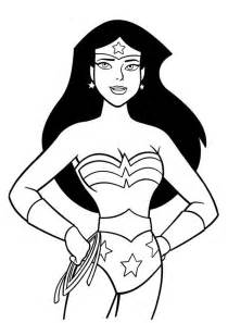 Wonder Woman Cartoon Drawing Easy, How To Draw Wonder Woman Cute Step ...