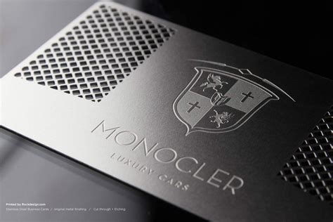 Stainless Steel Business Cards