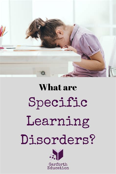 Specific Learning Disorder Types | Learning disorder, Disorders, Learning